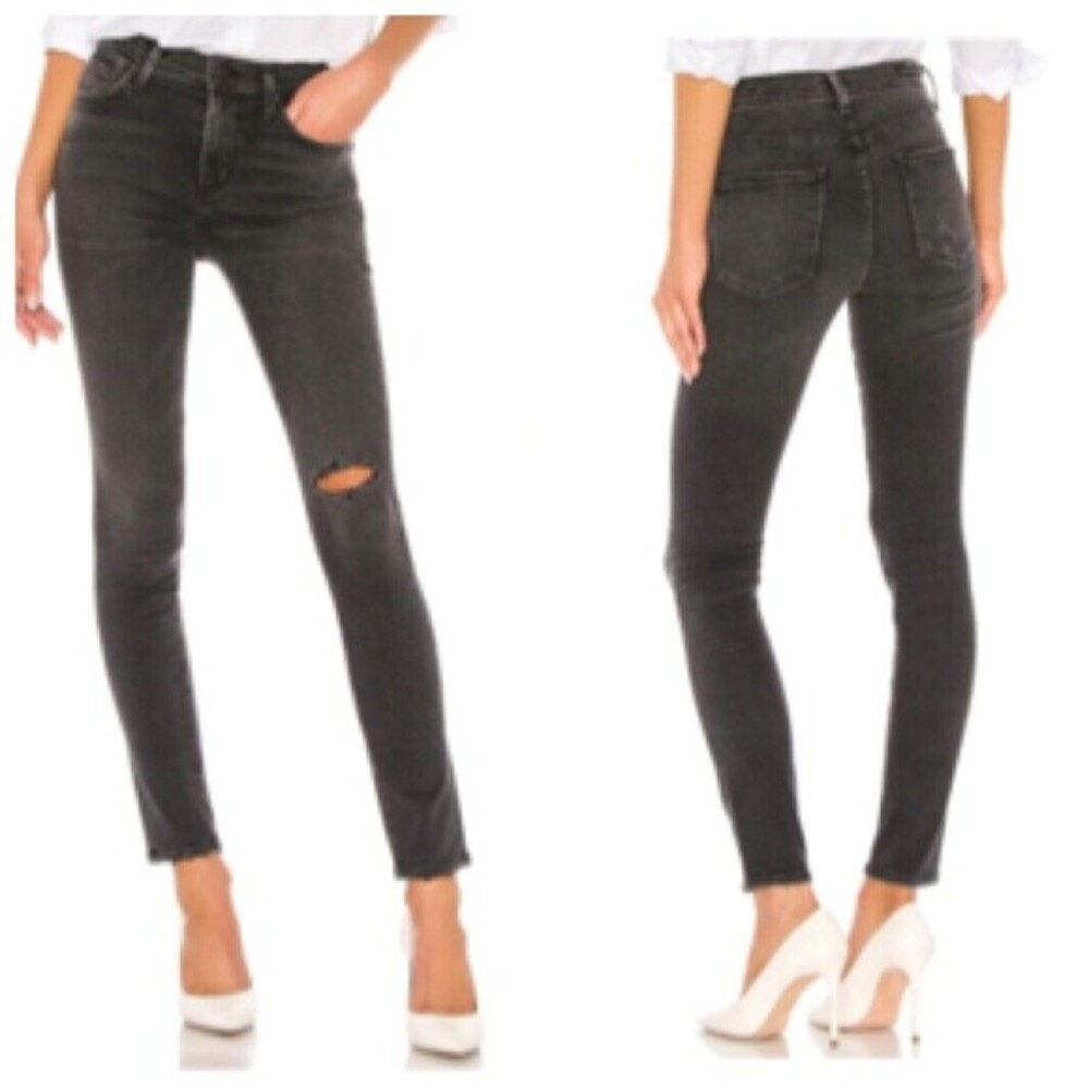 Citizens of Humanity Rocket Skinny Jeans Women’s Size 25 Faded Black‎ Stretch